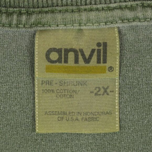 Anvil Moab, UT Jeep Men's 2XL Green Crewneck Short Sleeve Graphic Tee - Picture 8 of 9